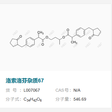 洛索洛芬钠杂质67   