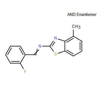 N-[(2-氟苯基)亚甲基]-4-甲基-2-苯并噻唑胺