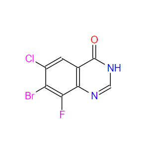 7-溴-6-氯-8-氟喹唑啉-4-醇