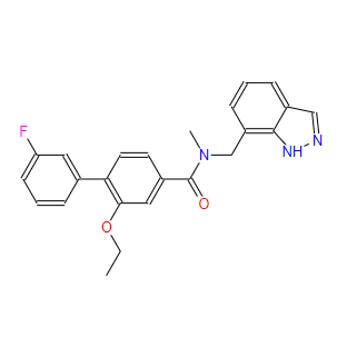 N-((1H-I吲唑-7-基)甲基)-2-乙氧基-3'-氟-N-甲基-[1,1'-联苯]-4-甲酰胺