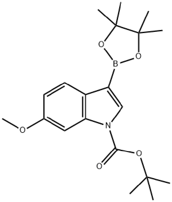 1-BOC-6-METHOXYINDOLE-3-BORONIC ACID, PINACOL ESTER