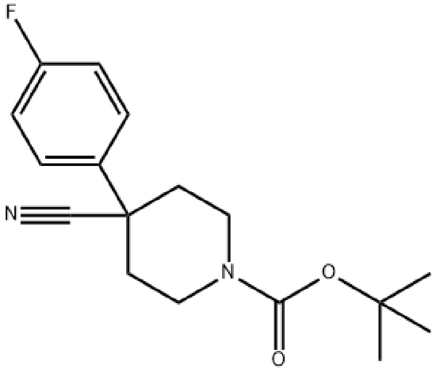 4-氰基-4-(4-氟苯基)哌啶-1-羧酸叔丁酯