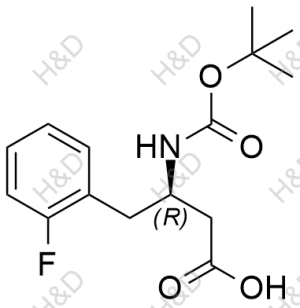 Sitagliptin EP Impurity M	(R)-N-叔丁氧羰基-3-氨基-4-(2-氟苯基)丁酸	218608-98-1