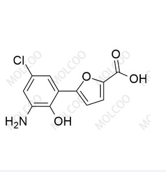 5-(3-氨基-5-氯-2-羟基苯基)呋喃-2-羧酸；纯度高质量优