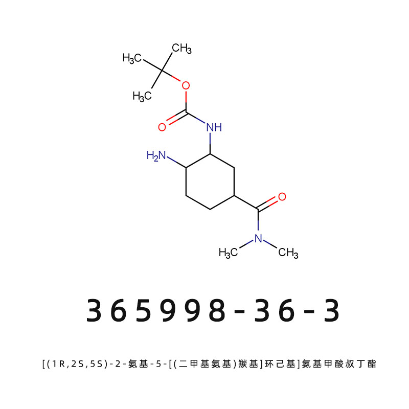 [(1R,2S,5S)-2-氨基-5-[(二甲基氨基)羰基]环己基]氨基甲酸叔丁酯