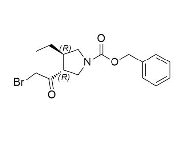 （3R，4R）-3-（2-溴乙酰基）-4-乙基吡咯烷-1-甲酸苄酯