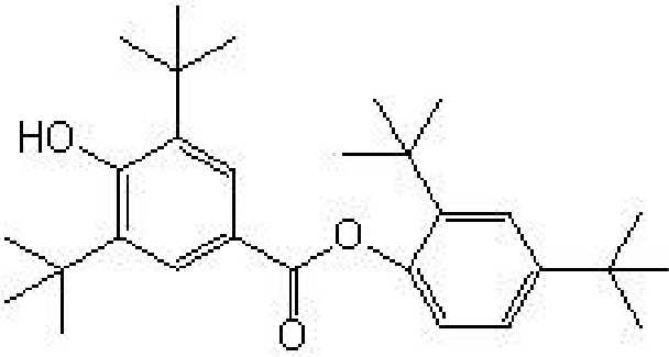 3,5-二叔丁基-4-羟基苯甲酸-2,4-二叔丁基苯酯