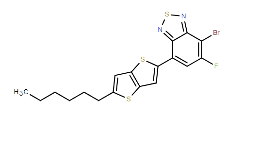 7-bromo-6-fluoro-4-(5-hexylthieno[3,2-b]thien-2-yl)benzo[c][1,2,5]thiadiazole