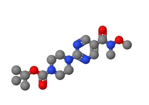 tert-Butyl 4-(5-(methoxy(methyl)carbamoyl)pyrimidin-2-yl)piperazine-1-carboxylate