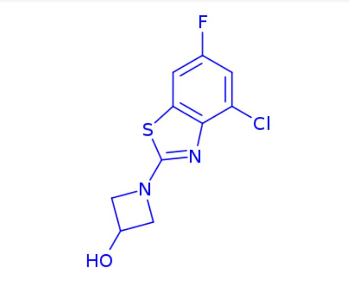 1-(4-氯-6-氟苯并[d]噻唑-2-基)氮杂环丁烷-3-醇  2918778-98-8