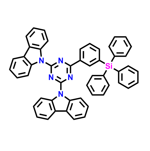 9,9'-[6-[3-(三苯基甲硅烷基)苯基]-1,3,5-三嗪-2,4-二基]双-9H-咔唑