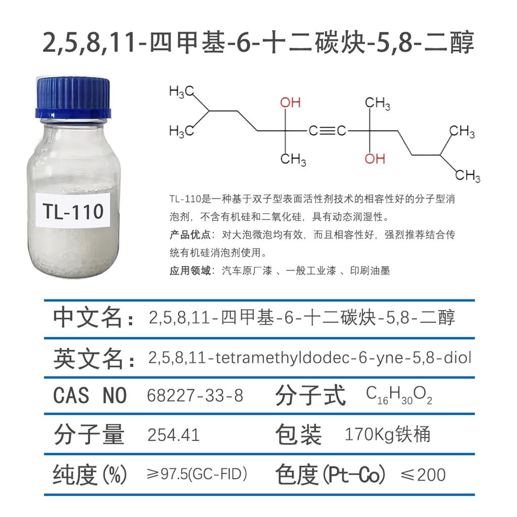 2,5,8,11-四甲基-6-十二炔-5,8-二醇产品介绍