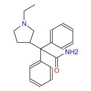 1-乙基-α，α-二苯基-3-吡咯烷乙酰胺