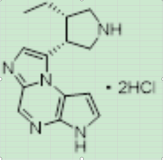 8-((3R,4S)-4-乙基吡咯烷-3-基)-3H-咪唑并[1,2-A]吡咯并[2,3-E]吡嗪二盐酸盐