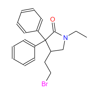 1-乙基-4-（2-溴乙基）-3，3二苯基吡咯烷-2-酮