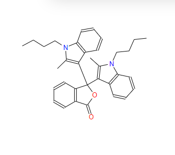 3,3-双(1-丁基-2-甲基-1H-吲哚-3-基)-1(3H)-异苯并呋喃酮