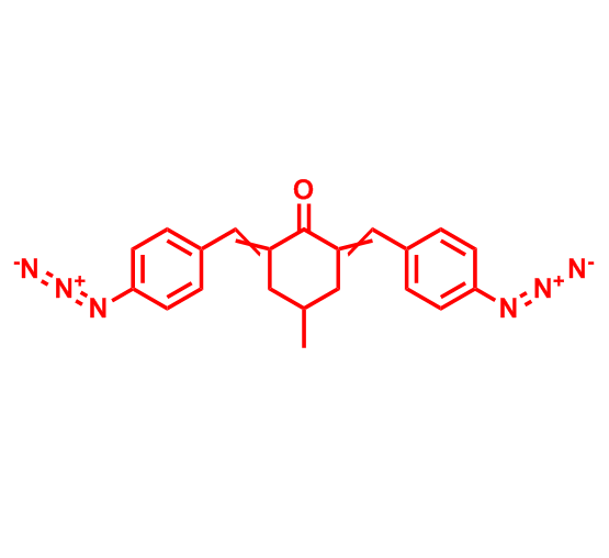 2,6-双(4-叠氮亚苄基)-4-甲基环己酮  5284-79-7