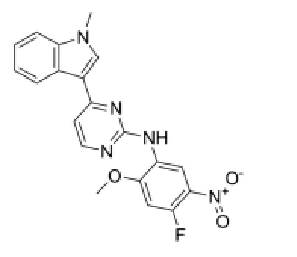 N-(4-氟-2-甲氧基-5-硝基苯基)-4-(1-甲基-1H-吲哚-3-基)嘧啶-2-胺