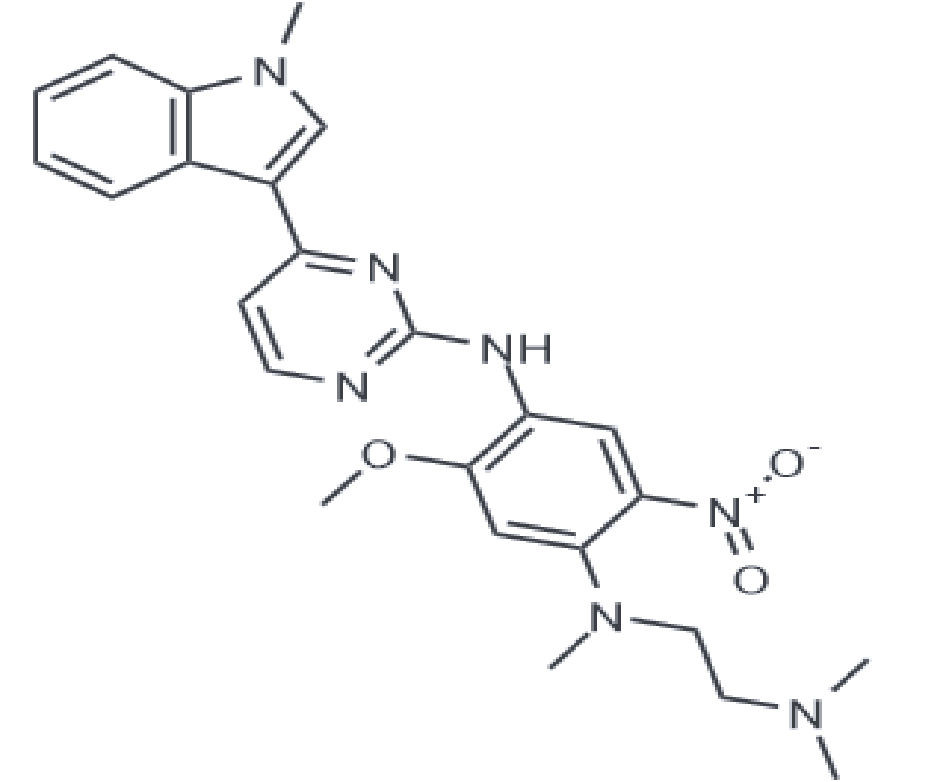 N-(2-二甲基氨基-乙基)-2-甲氧基-N-甲基-N-[4-(1-甲基-1H-吲哚-3-基)-嘧啶-2-基]-5-硝基-苯-1,4-二胺