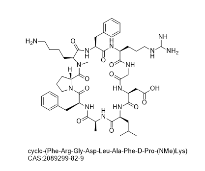 cyclo-(Phe-Arg-Gly-Asp-Leu-Ala-Phe-D-Pro-(NMe)Lys)