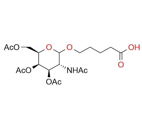 5-[[(2R,3R,4R,5R,6R)-3-乙酰氨基-4,5-二乙酰氧基-6-(乙酰氧基甲基)-2-四氢吡喃基]氧基]戊酸