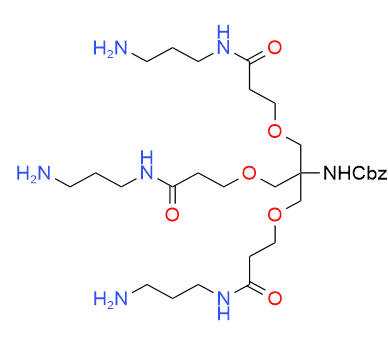 3,3'-[[2-[[3-[(3-氨基丙基)氨基]-3-氧代丙氧基]甲基]-2-(CBZ-氨基)丙烷-1,3-二基]双(氧基)]双[N-(3-氨基丙基)丙酰胺