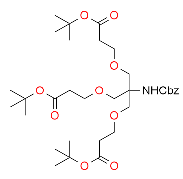 3,3'-[[2-[[(苄氧基)羰基]氨基]-2-[[3-(叔丁氧基)-3-氧代丙氧基]甲基]丙烷-1,3-二基]双(氧基)]二丙酸二-叔丁酯