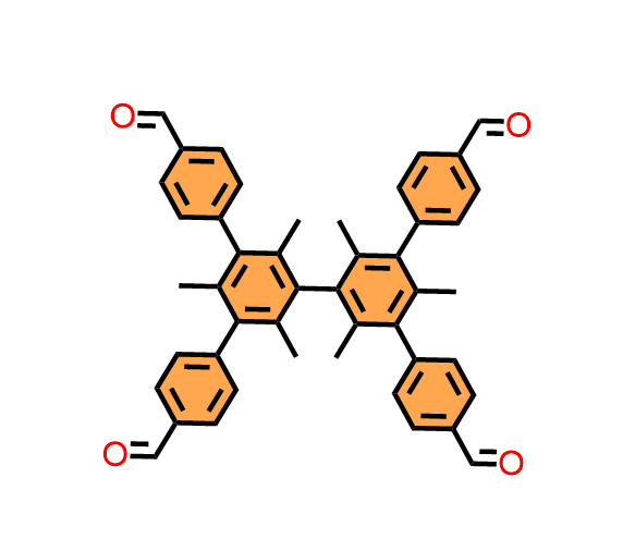 5',5''-双(4-甲酰基苯基)-2',2'',4',4'',6',6''-六甲基-[1,1':3',1'': 3'',1'''-四联苯]-4,4'''-二甲醛