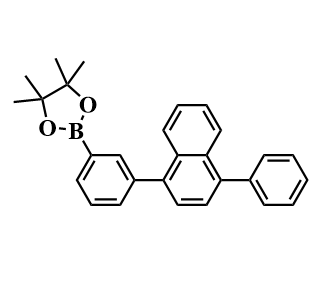 4,4,5,5-四甲基-2-[3-（4-苯基-1-萘基）苯基]-1,3,2-二氧杂硼烷