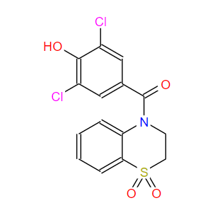 (3,5-二氯-4-羟基苯基)-(1,1-二氧代-2,3-二氢-1H-1Λ6-苯并[1,4]噻嗪-4-基)-甲酮