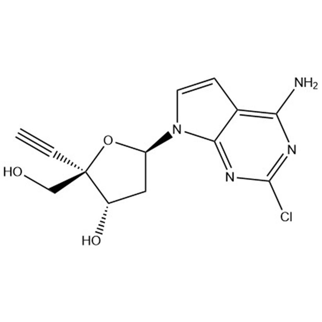 2-Chloro-7-(2-deoxy-4-C-ethynyl-β-D-erythro-pentofuranosyl)-7H-pyrrolo[2,3-d]pyrimidin-4-amine；1810869-23-8