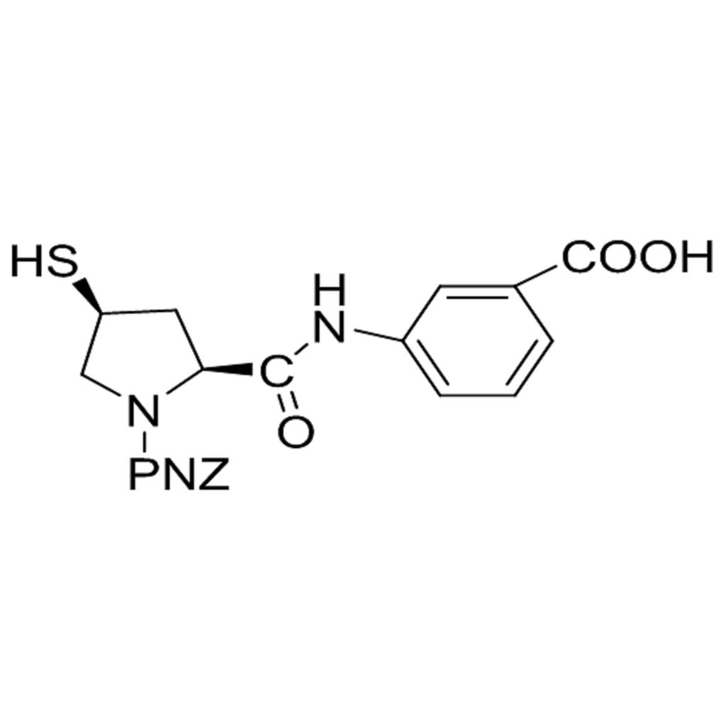 3-[[[(2S, 4S)-4-巯基-1-(4-硝基苄氧基)羰基-2-吡咯烷基]羰基]氨基苯甲酸