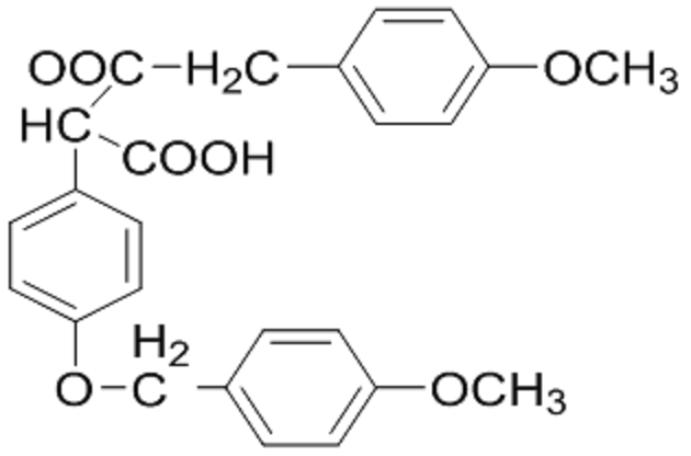 2-(4-甲氧基苄氧羰基)-2-[4-(4-甲氧基苄氧基)苯基]乙酸