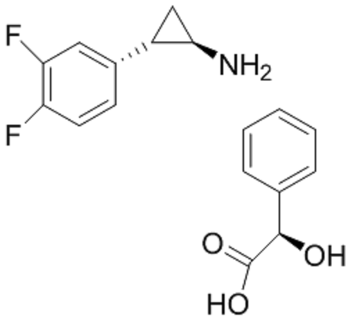 (1R,2S)-2-(3,4-二氟苯基)环丙胺 (R)-扁桃酸盐