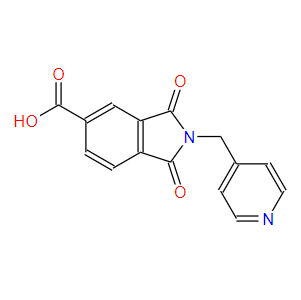 1H-Isoindole-5-carboxylic acid, 2,3-dihydro-1,3-dioxo-2-(4-pyridinylmethyl)-