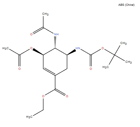 1-环己烯-1-羧酸，4-（乙酰氨基）-3-（乙酰氧基）-5-[[（1,1-二甲基乙氧基）羰基]氨基]-，乙酯，（3R，4R，5S）-