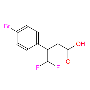 Benzenepropanoic acid, 4-bromo-β-(difluoromethyl)-