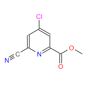 2-Pyridinecarboxylic acid, 4-chloro-6-cyano-, methyl ester