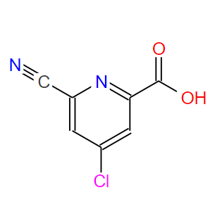 4-氯-6-氰基皮考啉酸