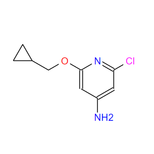 2-氯-6-(环丙基甲氧基)吡啶-4-胺