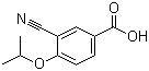 CAS 登录号：258273-31-3, 3-氰基-4-异丙氧基苯甲酸