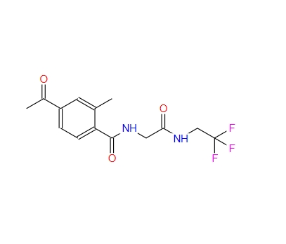 4-乙酰基-2-甲基-N-(2-氧代-2-((2,2,2-三氟乙基)氨基)乙基)苯甲酰胺