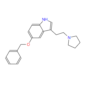 1H-Indole, 5-(phenylmethoxy)-3-[2-(1-pyrrolidinyl)ethyl]-