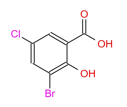 3-溴-5-氯水杨酸