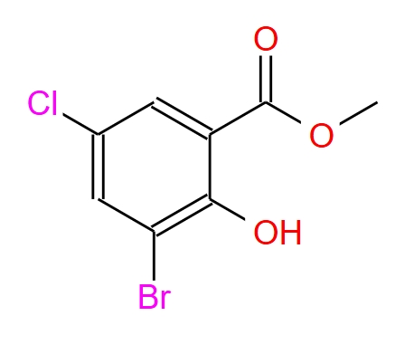 3-溴-5-氯-2-羟基苯甲酸甲酯