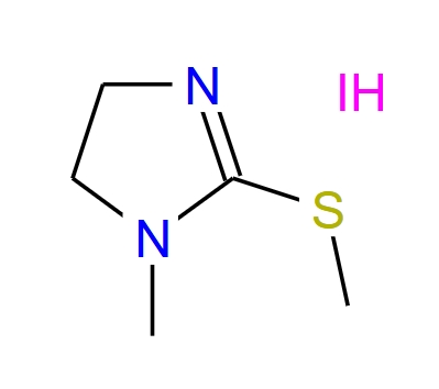 1-甲基-2-甲巯基-4,5-二氢-1H-咪唑氢碘酸盐