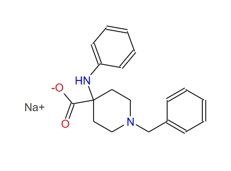 1-苄基-4-(苯基氨基)哌啶-4-羧酸钠盐