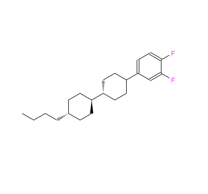 82832-58-4；反,反-4-(3,4-二氟苯基)-4''-丁基双环己烷；trans,trans-4-(3,4-Difluorophenyl)-4'-butyl-bicyclohexyl