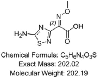 2-(5-氨基-1,2,4-噻二唑-3-基)-2-甲氧亚氨基乙酸 72217-12-0