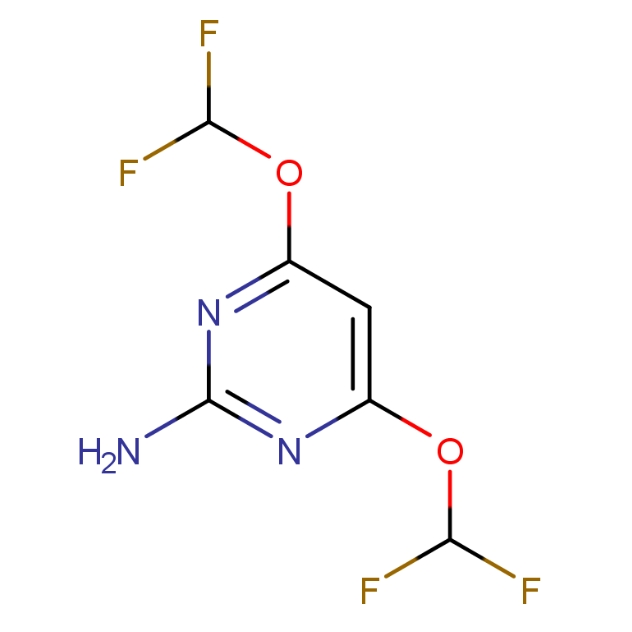 2-氨基-4,6-双(二氟甲氧基)嘧啶  86209-44-1  4,6-Bis(difluoromethoxy)pyrimidin-2-amine